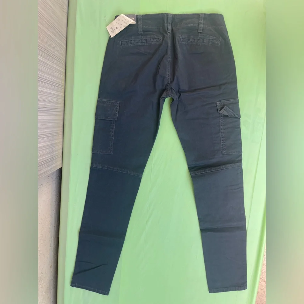 LOW RISE CARGO Sound & Matter Navy Blue Casual Pants NEW WITH TAGS SIZE 0 - Picture 6 of 14